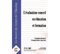 Évaluation et le conseil en éducation et formation. revue les dossiers des scien Tome 18 - Anne Jorro - Presses Universitaires Du Midi - broché - Revue