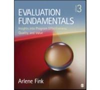 Evaluation Fundamentals by Arlene G. Fink Arlene G. Fink (Auteur)
