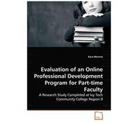 Evaluation Of An Online Professional Development Program For Part-Time Faculty