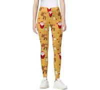 Évaluation pour mon imprimé de Noël acheté, pantalon bloc de couleurs, leggings doux et extensibles pour nouveau-né tenue garçon, jaune, XL