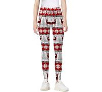 Évaluation pour mon imprimé de Noël acheté, pantalon bloc de couleurs, leggings doux et extensibles pour nouveau-né tenue garçon, Blanc., M
