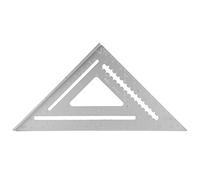 Évaluer 12in Triangle Règle Angle Droit Preuve En Aluminium Blanc Travail Du Bois Rapporteur Outil De Mesure En Fonte D'aluminium Durable Résistant À La Corrosion Effacer (Couler en aluminium)