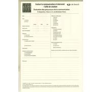 Évaluer la communication et intervenir : formulaire d'évaluation: Pack de 25 formulaires