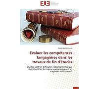 Evaluer Les Compétences Langagières Dans Les Travaux De Fin D'études