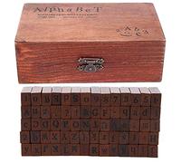 Évaluer Vintage Bois Alphabet Lettre Nombre Stampers Idéal Pour Bricolage Scrapbook Et Art Artisanat Bois Pour Toutes Sortes De Creative