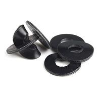 EVALYX Xuhuhu-Rondelles Rondelles Douces PVC M2 m2.5 m3 m4 m5 m6 m8 m10 m12 Joint en Plastique Souple Isolant Noir Coussinet Plat, 100 pcs, pour Screw (Size : M2.5x5x0.8mm, Color : 100pcs)