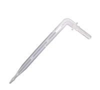 EVANEM 25 Pièces 4/7mm Goutteurs De Flèche De Coude Transparent 11cm OD 4mm Émetteur De Goutte De Flexion, for Outil D'arrosage D'irrigation en Pot De Jardin