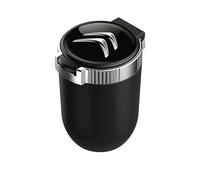 EVANEM Cendrier de Voiture avec Lumière LED pour Citroen C4 C5 C3 C2 C4L C6 Picasso Saxo C-Elysee,Auto Logo Cigarette Cigar Container Stockage Ordures Coin Stockage Tasse Fournitures de Voiture