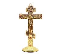 EVANEM Croix Orthodoxe Jésus 13,5 X 7 Cm, for La Décoration De La Maison Catholique Christ Religieux Église Chrétienne Ustensiles De Prière (Color : 4)
