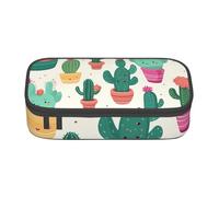 EVANEM Dream Trousse à crayons colorée, grande capacité, double couche, trousse à crayons pour étudiant, trousse de papeterie de bureau, trousse à crayons portable, Illustration mignonne en forme de