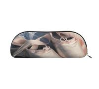 EVANEM Trousse à crayons en cuir motif galaxie spatiale avec télescope - Porte-stylo de bureau pour étudiant - Sac de papeterie - Trousse de maquillage tendance - Sac de rangement demi-rond, Chaussure