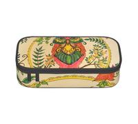 EVANEM Trousse à crayons Sunflowers Sea - Grande capacité - Double couche - Pour étudiant - Trousse de papeterie de bureau - Trousse portable, Owl Beliefs, Taille unique, Trousse de beauté