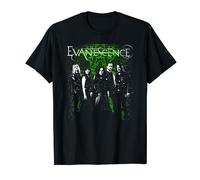 Evanescence - Band Photo Green T-Shirt