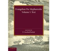 Evangelion DaMepharreshe Volume 1 Text - Cambridge University Press - Cambridge University Press - Livre en Anglais - Paperback Cambridge University PressCambridge University Press (Auteur)