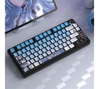 Evangelion Touches Translucides, Clavier De Jeu Mécanique EVA Anime Profil OEM PBT + PC Keycap(EVA-00)