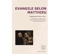 Evangile Selon Saint Matthieu