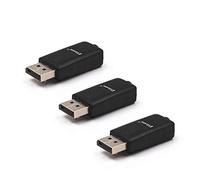 EVanlak DispalyPort Lot de 3 émulateurs sans tête de Style Ghostclassic pour PC 4K DP Dummy Plug Compatible Headless 1080@60Hz 3840 x 2160 @17 Hz…