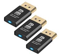 EVanlak DisplayPort 4K60Hz Headless Ghost Display Emulateur pour PC DP factice Plug fit Headless 1080@120Hz-4096x2160@60hz FHD-3Pack