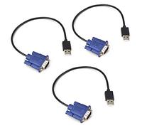 EVanlak HDMI Dvi Vga Dummy Plug Headless Ghost Display Emulator Premium Aluminum PC（Fit Headless-3840x2160@60H New 3RD）