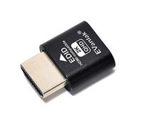 EVanlak HDMI Dvi Vga Dummy Plug Headless Ghost Display Emulator Premium Aluminum PC（Fit Headless-3840x2160@60H New 3RD）