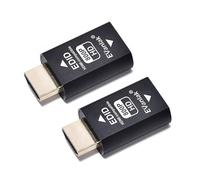 EVanlak HDMI Dvi Vga Dummy Plug Headless Ghost Display Emulator Premium Aluminum PC（Fit Headless-3840x2160@60H New 3RD）