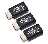 EVanlak HDMI Dvi Vga Dummy Plug Headless Ghost Display Emulator Premium Aluminum PC（Fit Headless-3840x2160@60H New 3RD）