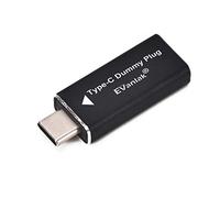 EVanlak HDMI Dvi Vga Dummy Plug Headless Ghost Display Emulator Premium Aluminum PC（Fit Headless-3840x2160@60H New 3RD）