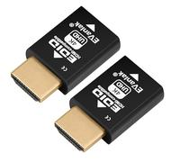 EVanlak Lot de 2 mini émulateurs HDMI EDID - 1080p à 4K @ 60 Hz - Design compact - Prend en charge les commutateurs HDMI, les rallonges, les récepteurs AV, les répartiteurs vidéo
