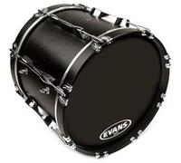 Evans BD18MX2B - Peau de grosse caisse de fanfare noire MX2, 18 pouces