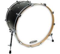 Evans BD20RGCW-NP - Peau de résonance de grosse caisse blanche EQ3 sablée, pas d'ouvertures, 20 pouces