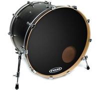 Evans BD26RB - Peau de résonance de grosse caisse noire EQ3, 26 pouces