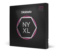 D'Addario Jeu de cordes pour basse NYXL45130SL 5 cordes Nickel 45-130 diapason extra-long