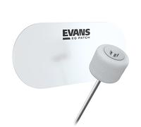 Evans Patch EQPC2 pour grosse caisse – plastique transparent