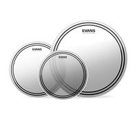Evans ETP-EC2SCTD-S Standard Packs de Peaux de toms EC2 12"/13"/16" Transparent