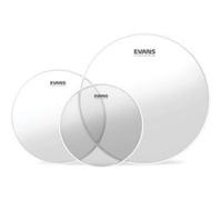 Evans G2 Clear Fusion Tom Pack 10 12 14 pouces