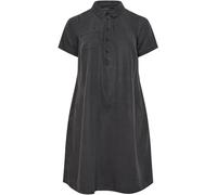 Evans Evans Black Lyocell Denim Dress Black EU 44 (UK 16)
