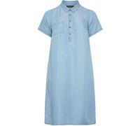 Evans Evans Blue Lyocell Denim Dress Blue EU 48 (UK 20)