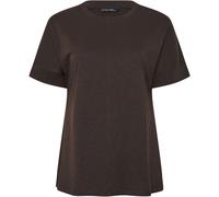Evans Evans Brown Seam Detail T-Shirt