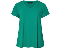 Evans Evans Green Short Sleeve Modal Rich Ribbed T-Shirt