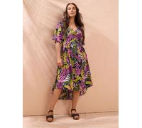 Evans Evans Multi Midaxi Hi Lo Dress Multi EU 46 (UK 18)