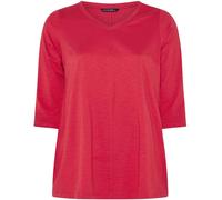 Evans Evans Red V-Neck Slub T-Shirt