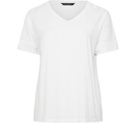 Evans Evans White V-Neck Modal T-Shirt
