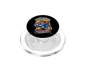 Evan's Garage Hotrod Car Design pour Le nom Evan PopSockets PopGrip pour MagSafe