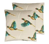 Evans Lichfield Country Flying Faisans Lot de 2 Coussins Garnis de Polyester