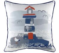Evans Lichfield Coussin rembourré Riche en Plumes Motif Phare Nautique