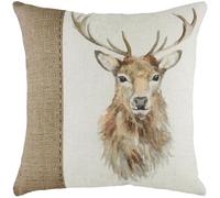 Evans Lichfield Coussin rempli de Plumes de cerf en Toile de Jute