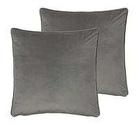 Evans Lichfield Coussins remplis de Plumes d'opulence Twin Pack, Polyester, Acier, 55 x 55cm