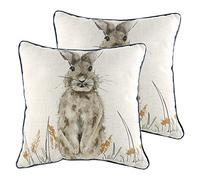 Evans Lichfield Coussins remplis Polyester de lièvre Oakwood Hare, Multi, 43 x 43cm