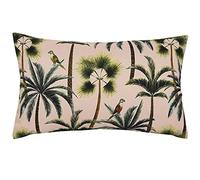 Evans Lichfield Couverture de Coussin en Plein air Palms, Polyester, Rougir, 30 x 50cm
