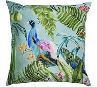 Evans Lichfield Couverture de Coussin en Plein air Paon, Multi, 43 x 43cm